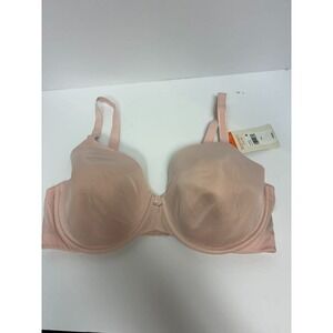 Warner's Underwire Bra Womens 40C Light Pink Blush Lightly Lined T-Shirt Comfort